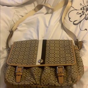 Coach satchel bag/laptop case